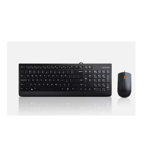 Tastatura+miš Lenovo 300 žični set US/103P crna