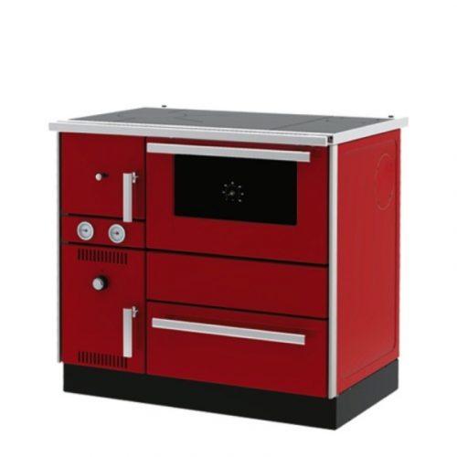 Šporet na čvrsto gorivo Alfa  term 20 D NR Eco,crveni,desni