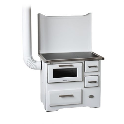 Šporet na čvrsto gorivo MBS SD 7 RS, beli, levi